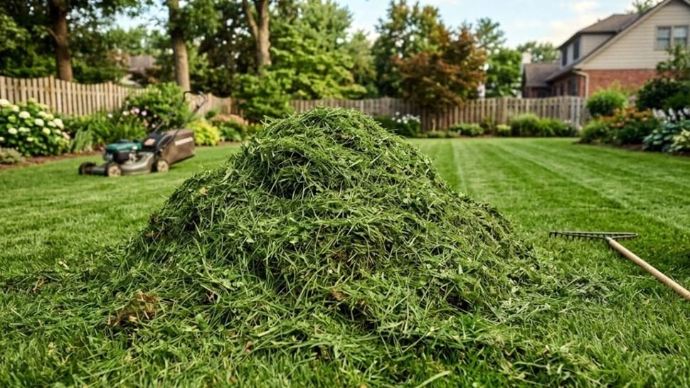 Porqué el pasto recién cortado un tesoro para reutilizar en casa