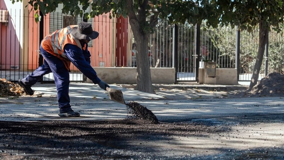 La provincia avanza con el plan de pavimentación de más de 51.000 m² en Caucete