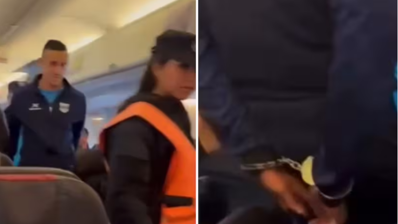 Un jugador de Gimnasia de Jujuy gritó "bomba" en un avión y terminó preso