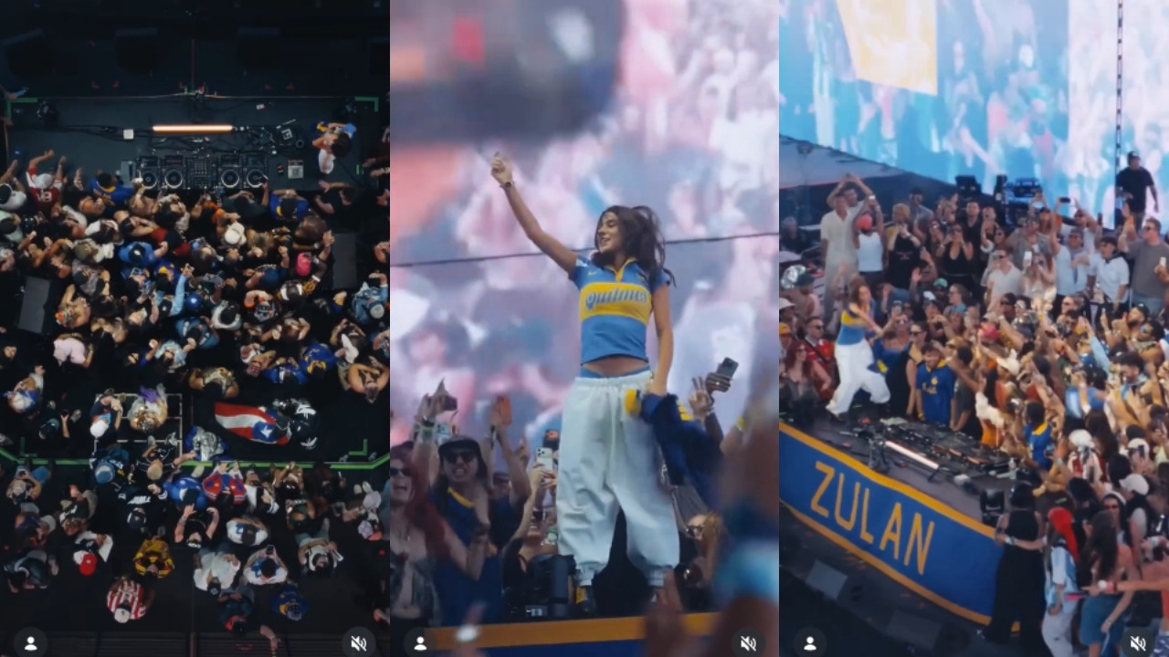 Un mix de Boca, el Himno y "muchachos" conquistó Coachella gracias a la DJ Zulan