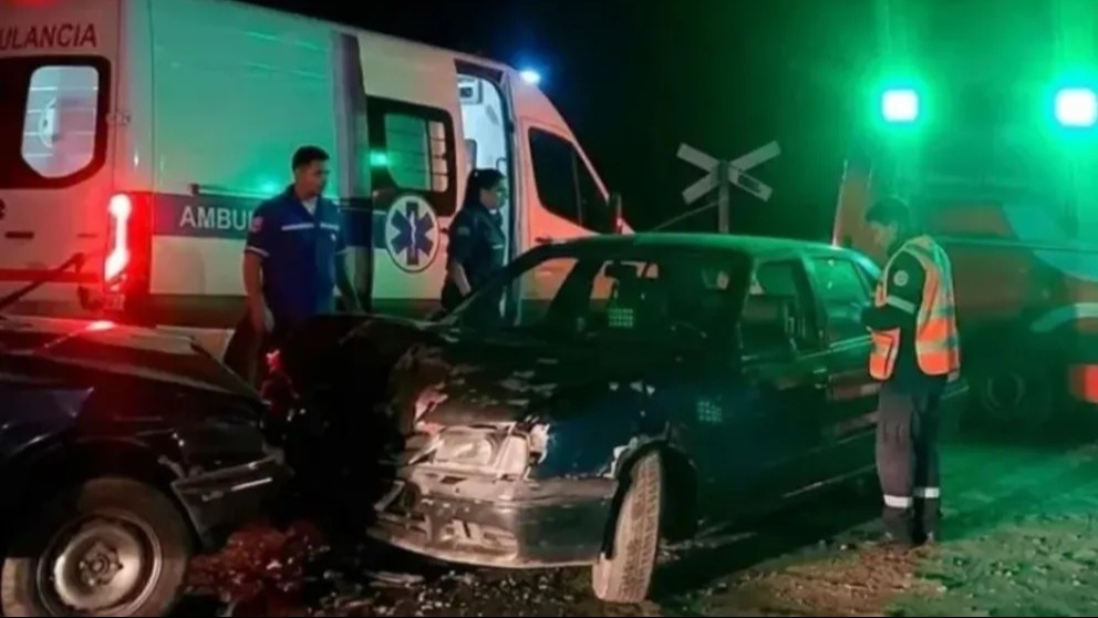 Dos personas terminaron heridas tras un choque en Caucete