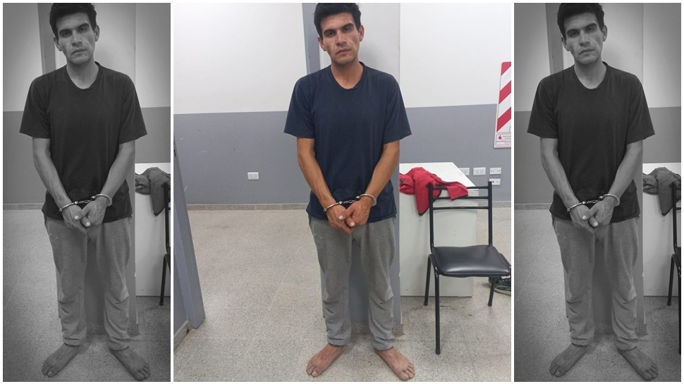 Un sujeto reaccionó con violencia contra efectivos y dañó un patrullero