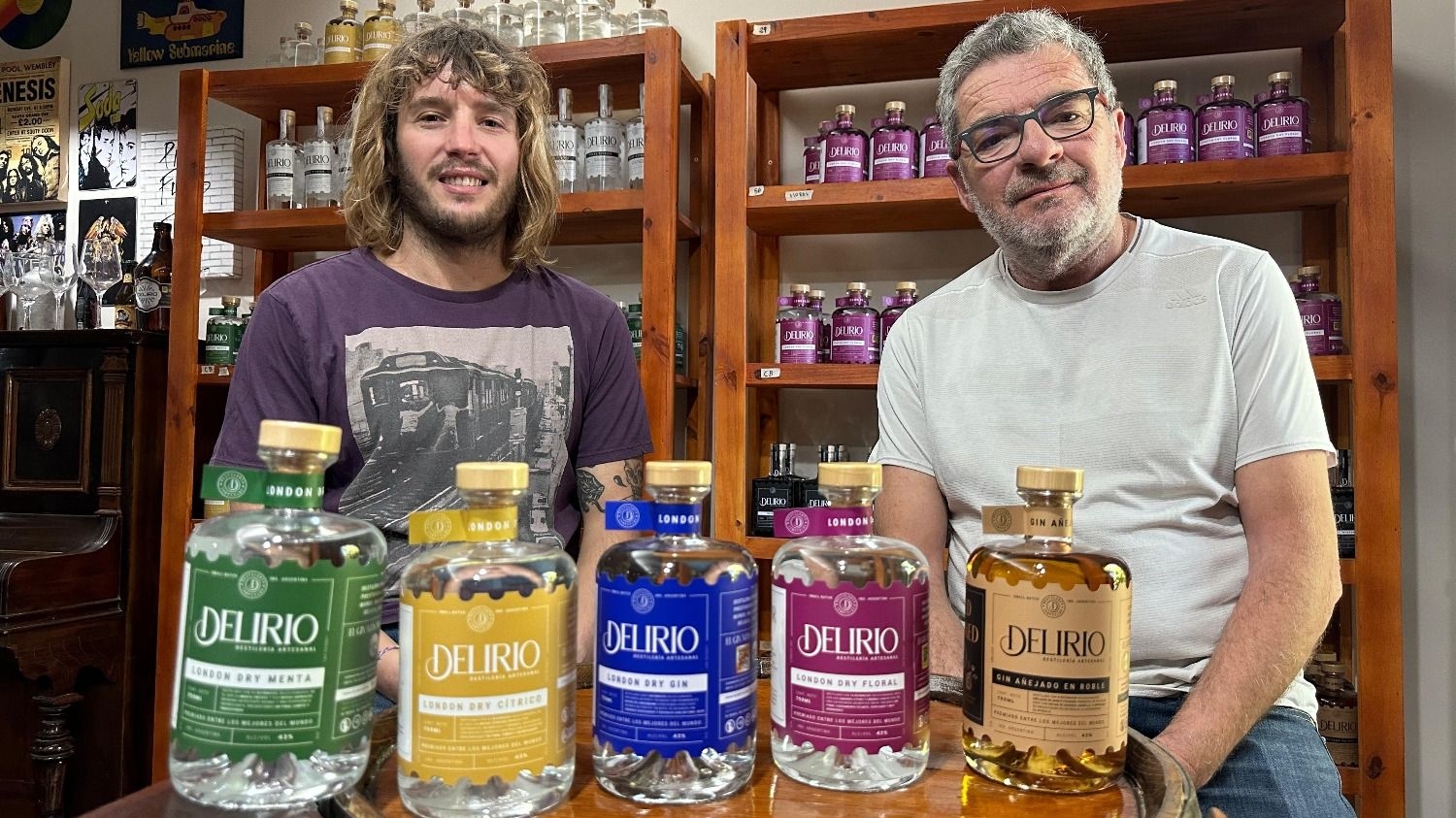 Padre e hijo sanjuanino, creadores de uno de los mejores cinco gin del mundo