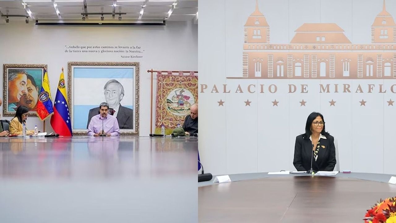 Delcy Rodríguez desmontó el salón dedicado a Néstor Kirchner en Venezuela