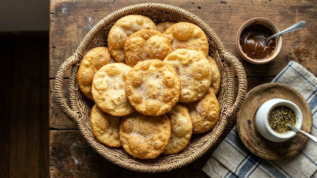 Prepará tortas fritas sin harina ni manteca en 10 minutos
