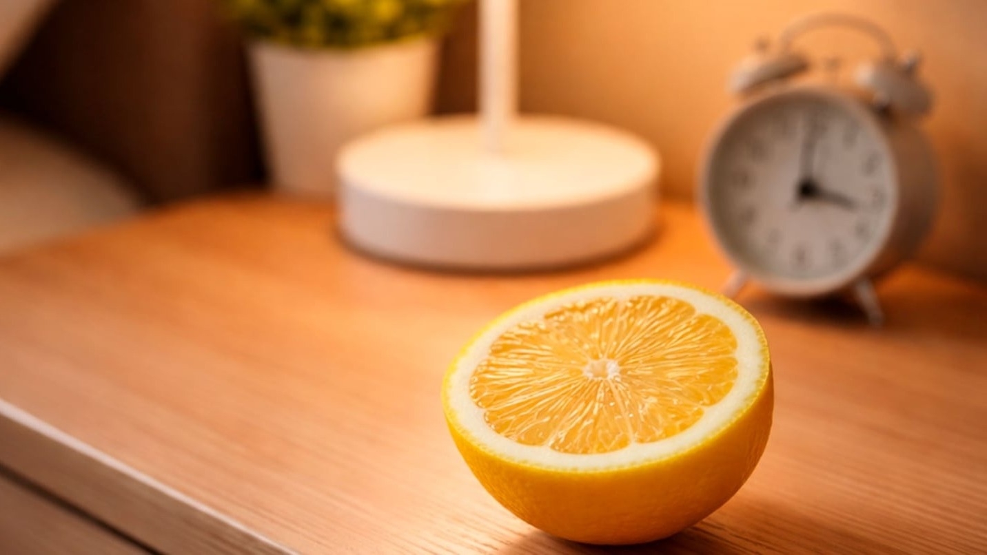 Por que es bueno dormir con un limon cortado en la mesa de luz