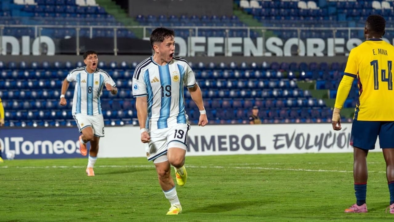 La Sub 17 venció a Ecuador y jugará la final del Sudamericano