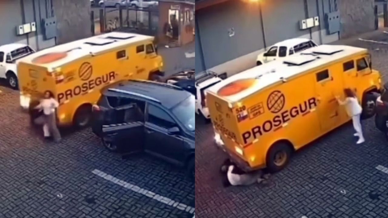 Impactante video de un camión que atropelló a dos mujeres en un shopping