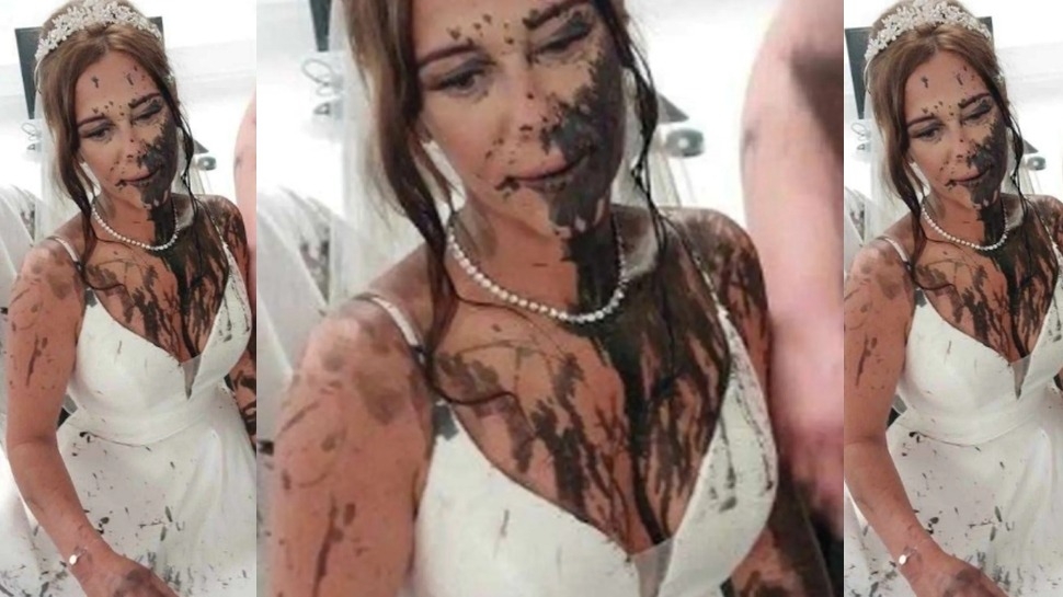 Iba al altar y su cuñada la atacó con pintura en su boda