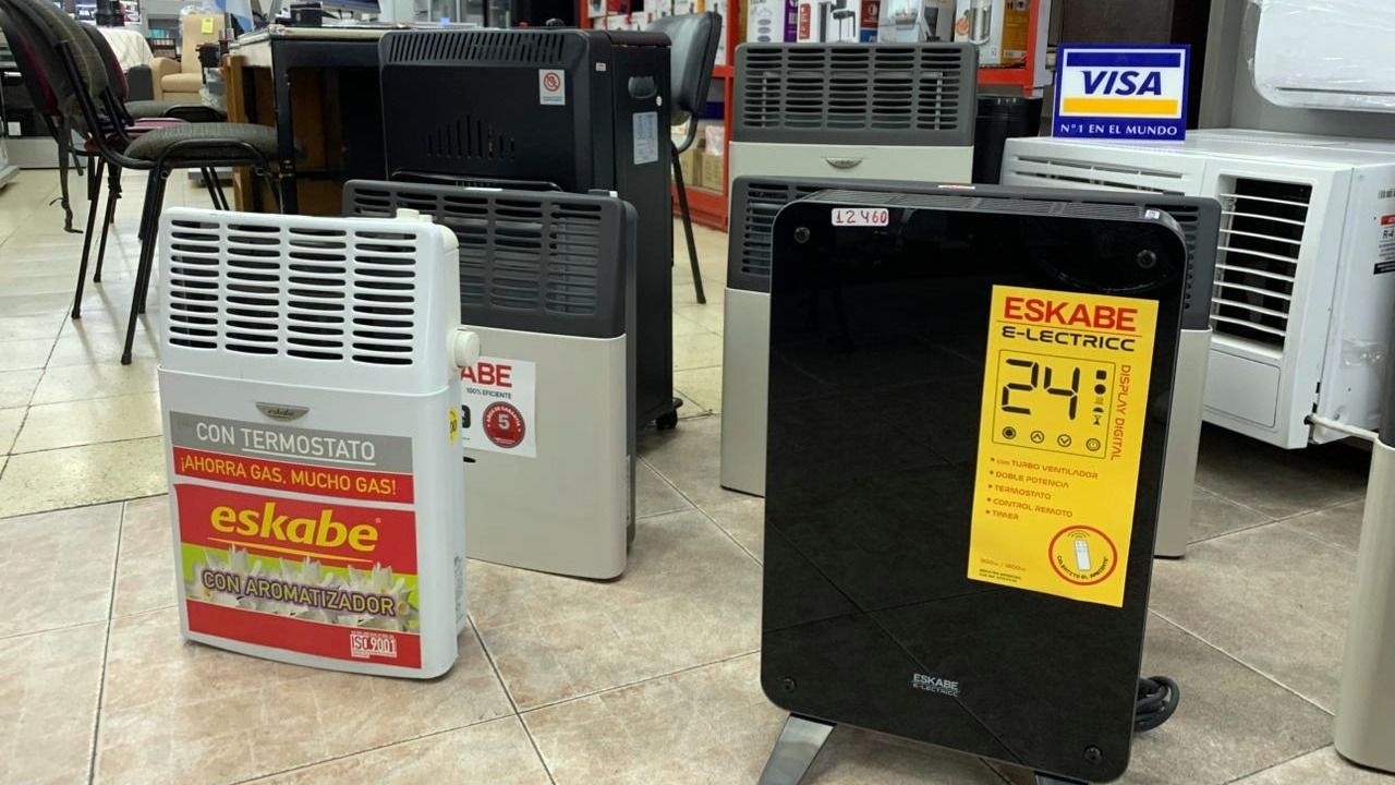 El frío reactivó la venta de estufas y los sanjuaninos eligen lo eléctrico por el precio