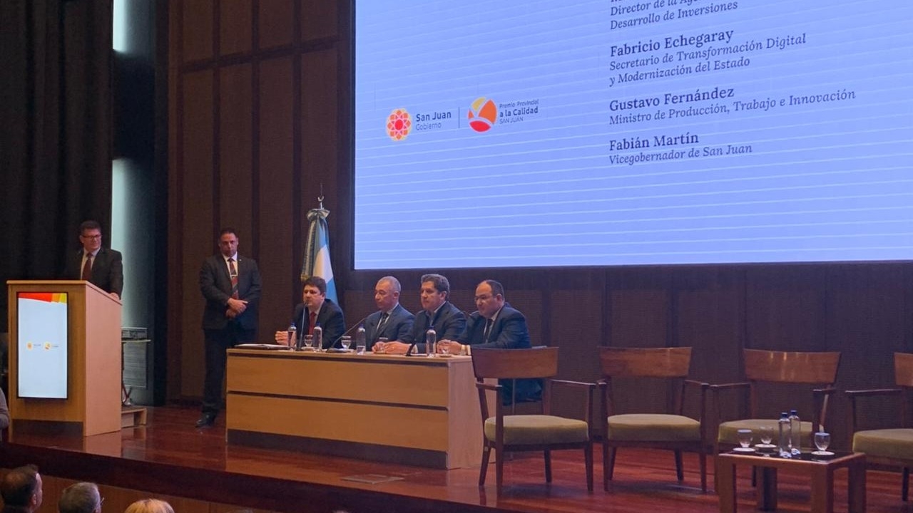 San Juan lanzó una nueva edición del Premio a la Calidad para empresas
