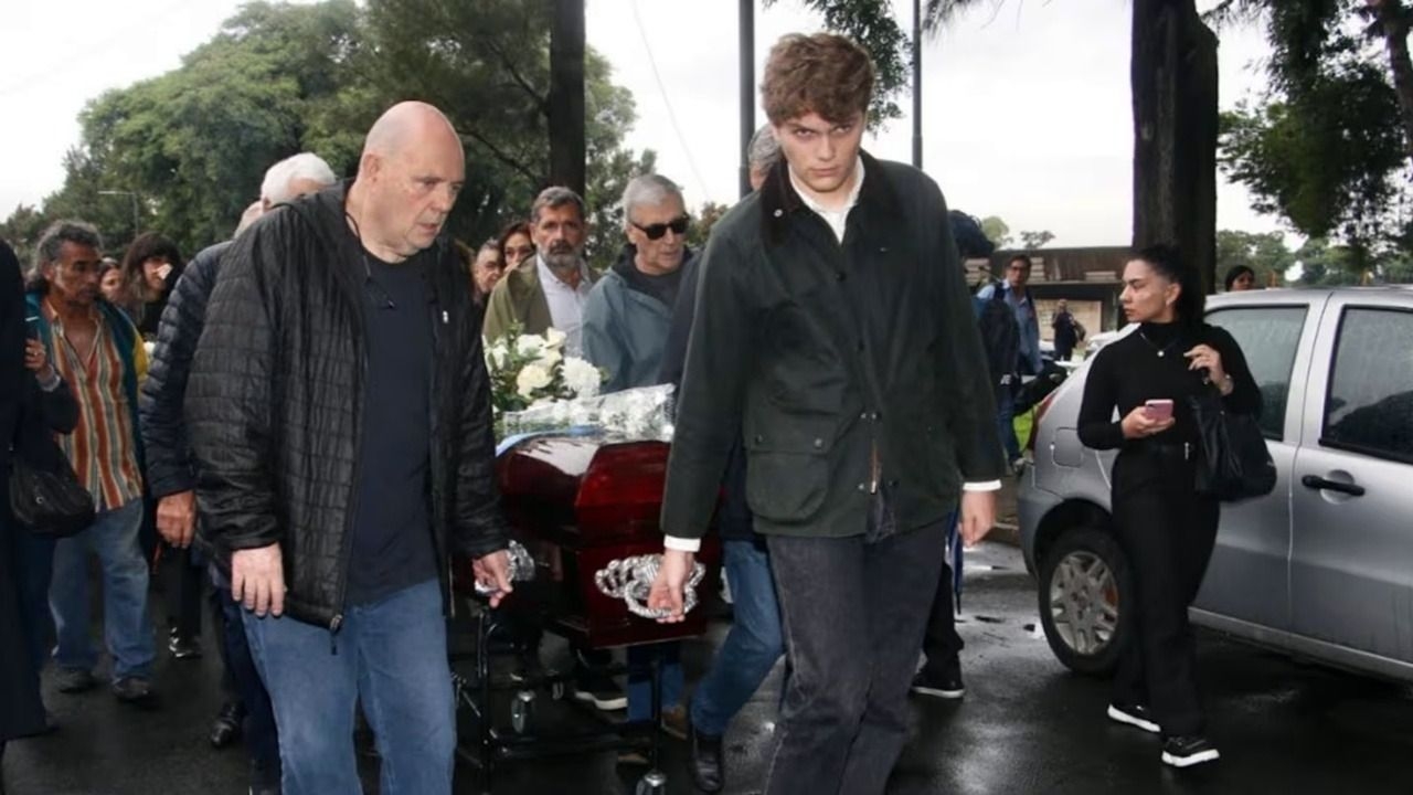 Despidieron los restos de Luis Brandoni que será enterrado en Chacarita