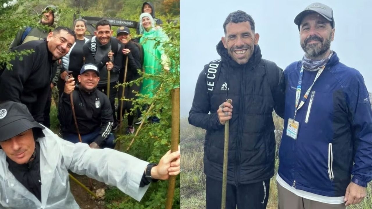 La exigente travesía de Tevez en el cerro más alto de Córdoba: “Estuvo impecable”