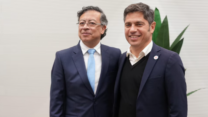 El presidente de Colombia vaticinó que Kicillof será el próximo presidente de Argentina