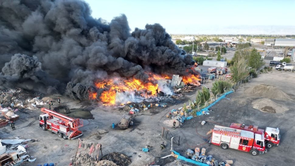 Confirmaron que el incendio en el Parque Industrial fue intencional