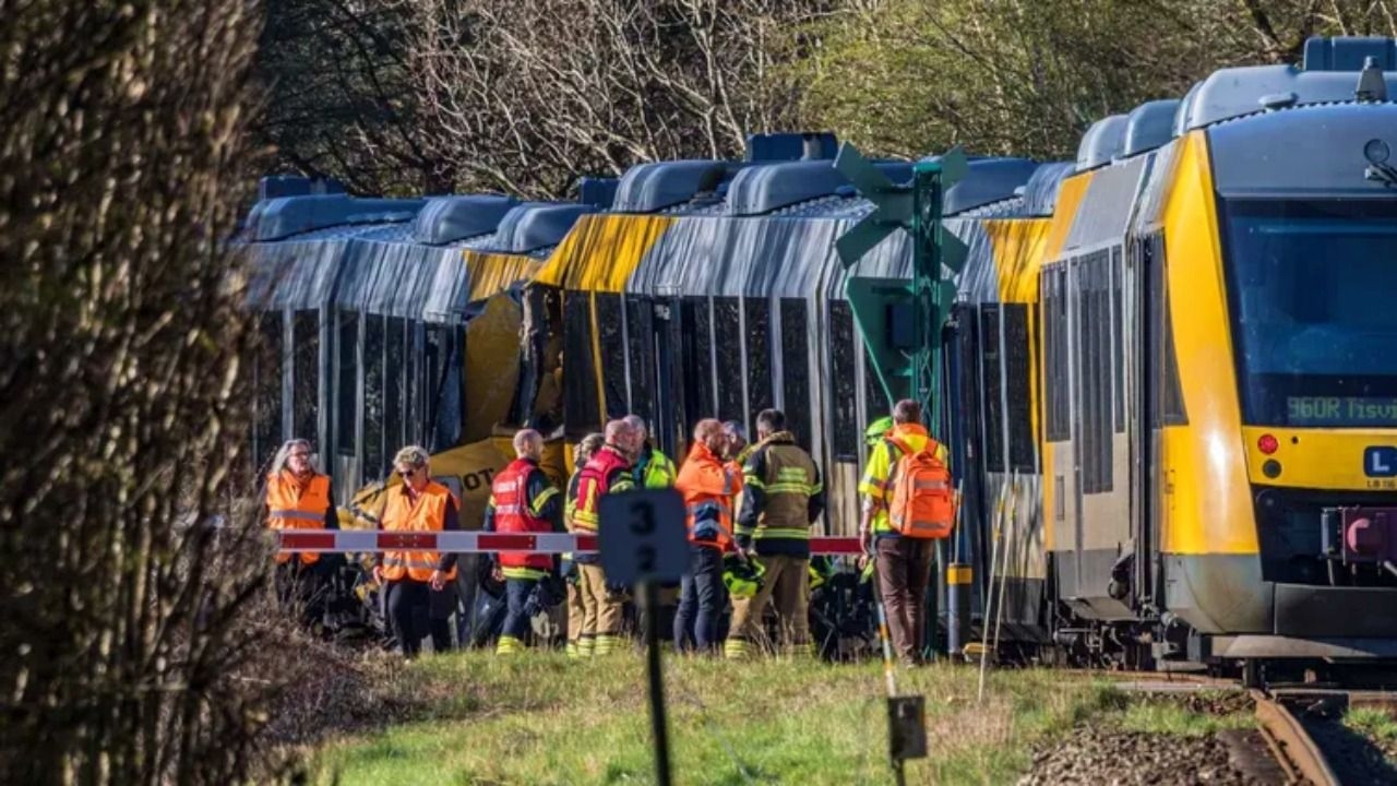 Grave choque de trenes en Dinamarca dejó 17 heridos y cinco en estado crítico