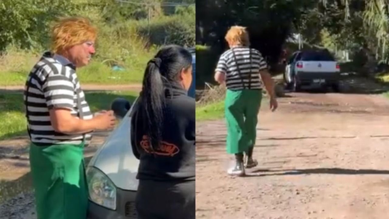 Policías se disfrazaron de payasos y capturaron a un narco