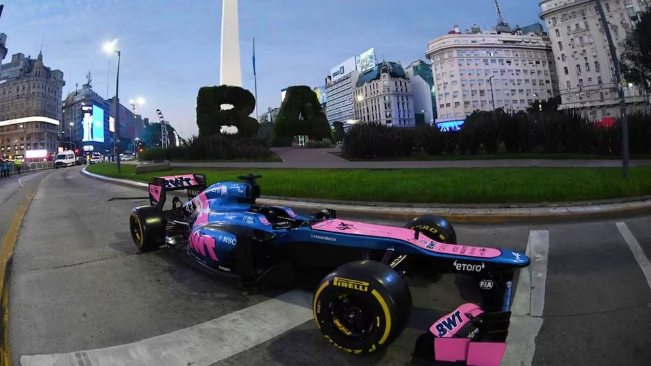 Presentaron el F1 que Colapinto manejará en Palermo