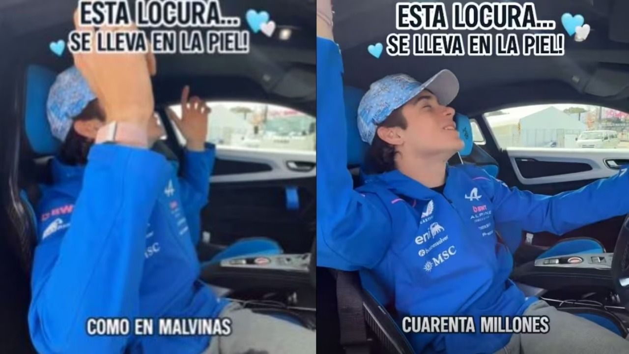Polémica por un video recortado de Colapinto cantando a Malvinas