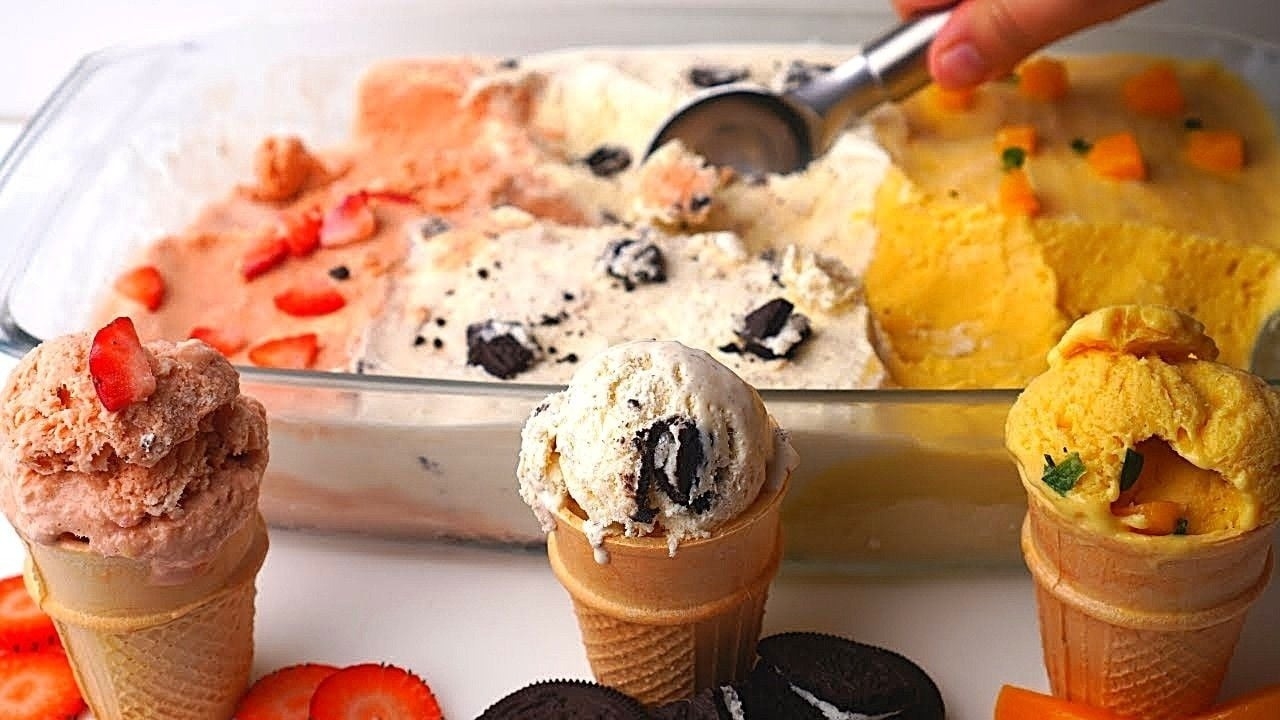 Cuatro formas de hacer helado en casa con solo tres ingredientes