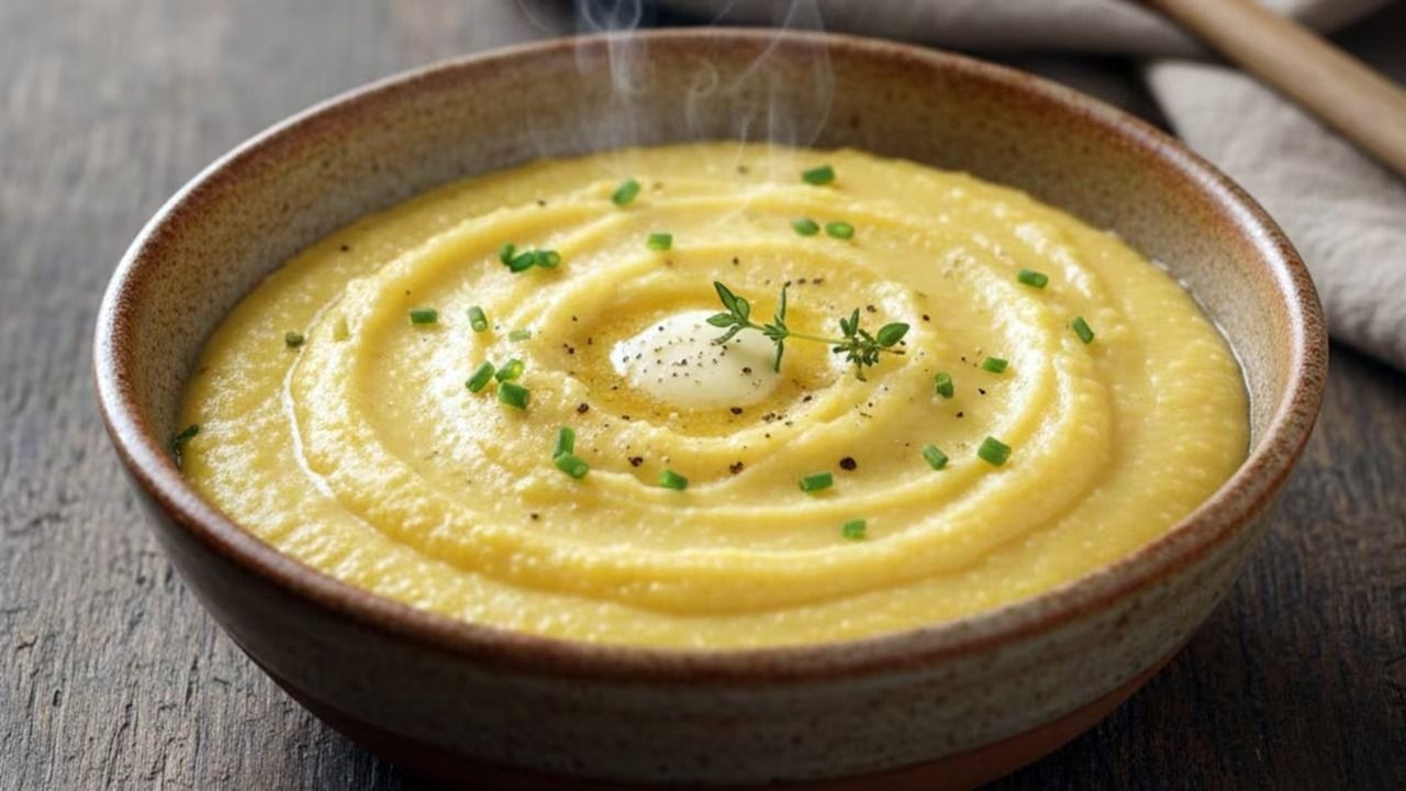 Cómo preparar una polenta cremosa ideal para los días de frío