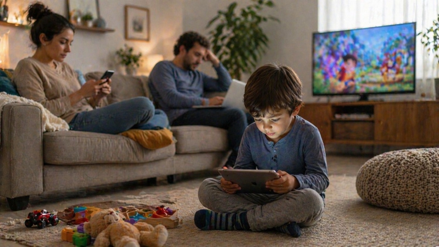 Crianza en tiempos de apuro: cómo evitar la sobreestimulación