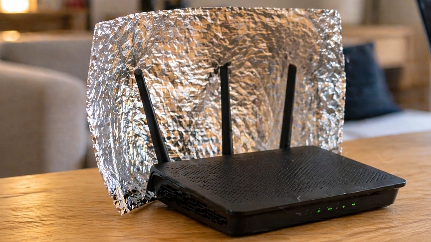Cómo mejorar la señal de internet con papel aluminio en casa