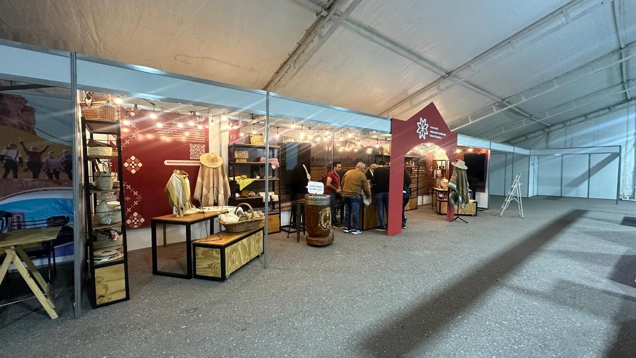 Todo listo para la inauguración de la Feria de Artesanías