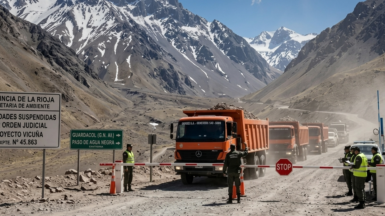 Vicuña prevé retomar obras en La Rioja tras avances en evaluaciones ambientales
