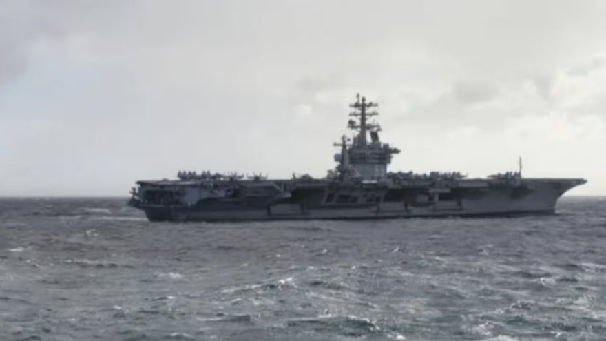 Milei visitará el portaaviones nuclear USS Nimitz en Mar Argentino