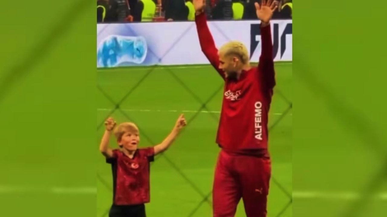 Icardi apareció con el hijo de la China y generó repercusión