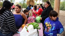 Las familias volvieron al trueque para poder subsistir