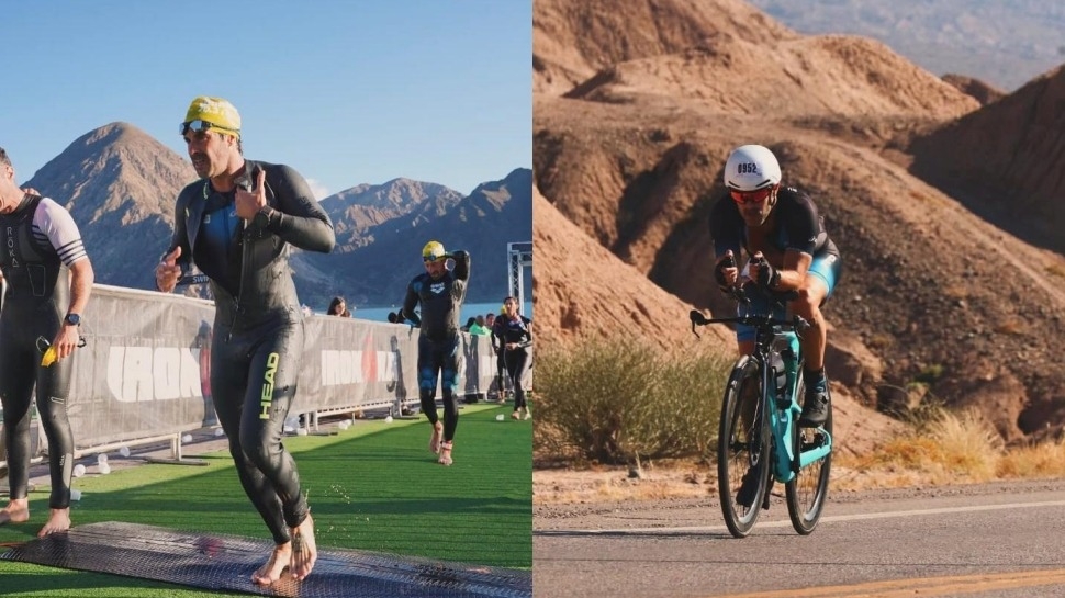 Cabré recordó su participación en el Ironman 70.3 de San Juan