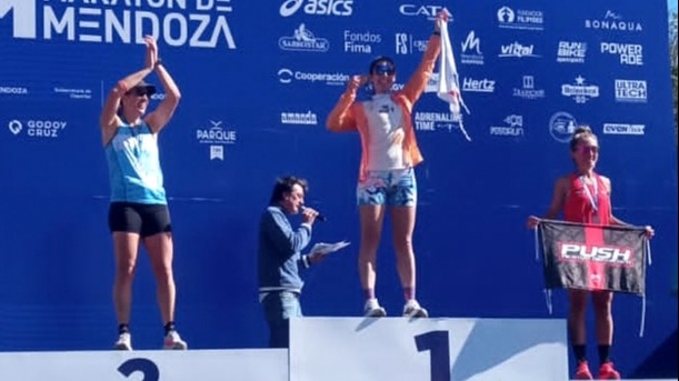 Sanjuaninos subieron al podio en la Maratón Internacional de Mendoza