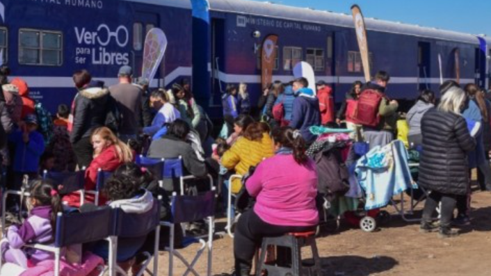 Comienza el operativo del Tren de Capital Humano en San Juan