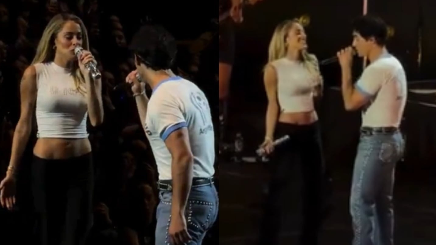 Tini Stoessel cantó junto a los Jonas Brothers y enloqueció a los fanáticos