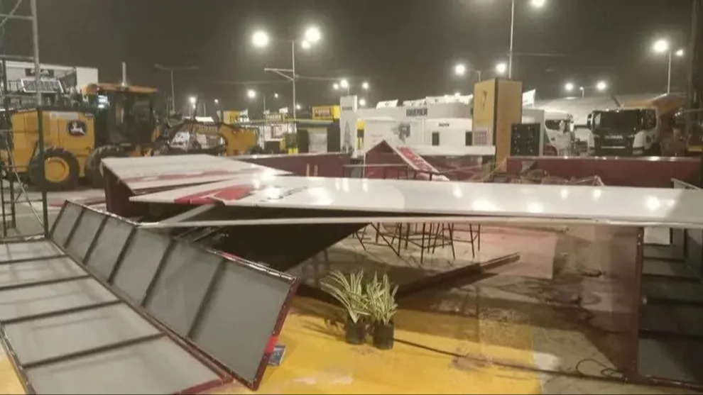 Suspendieron hasta el mediodía el segundo día de la Expo San Juan Minera 