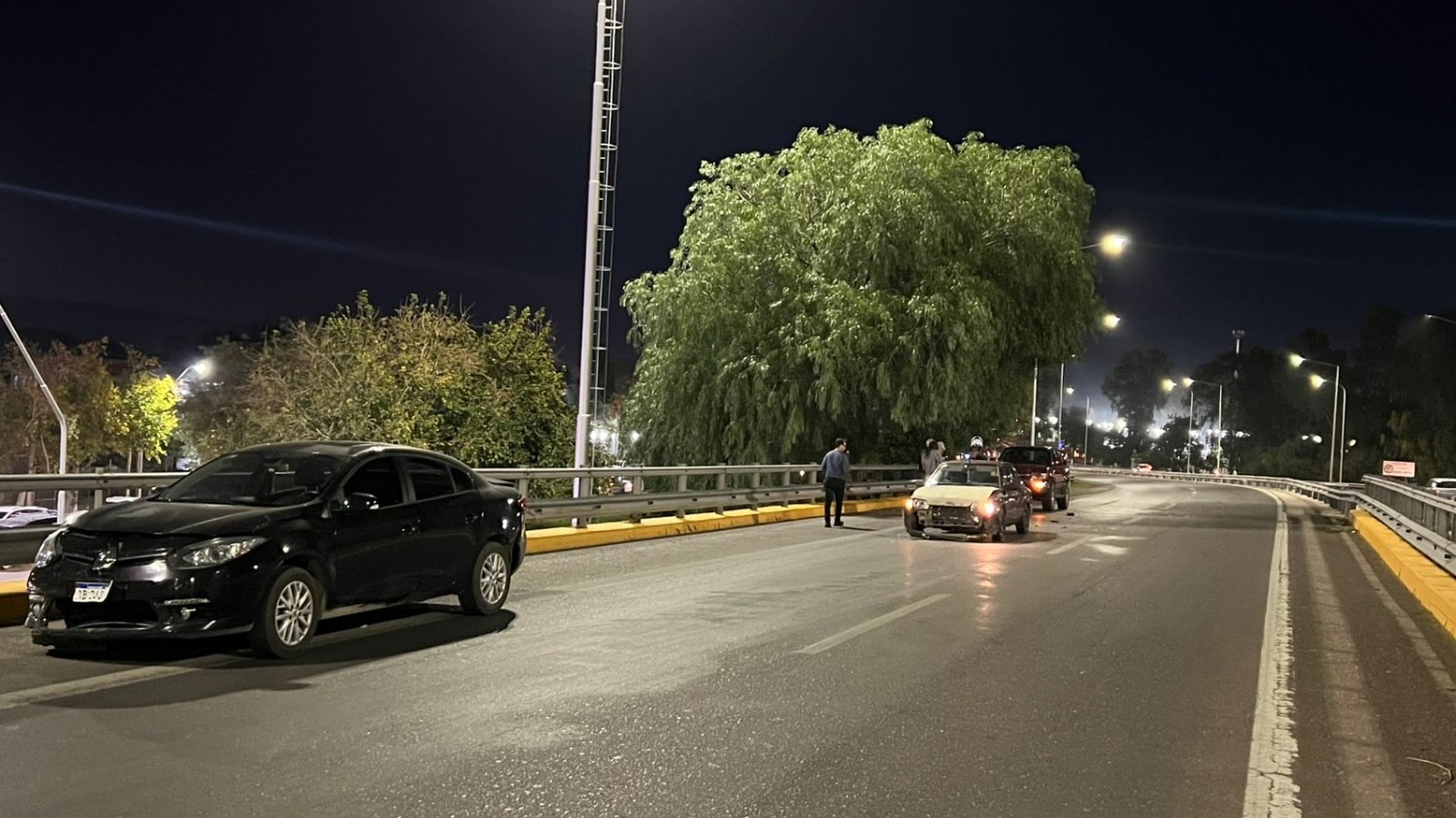 Chocaron cuatro autos y colapsó el tránsito en la Circunvalación