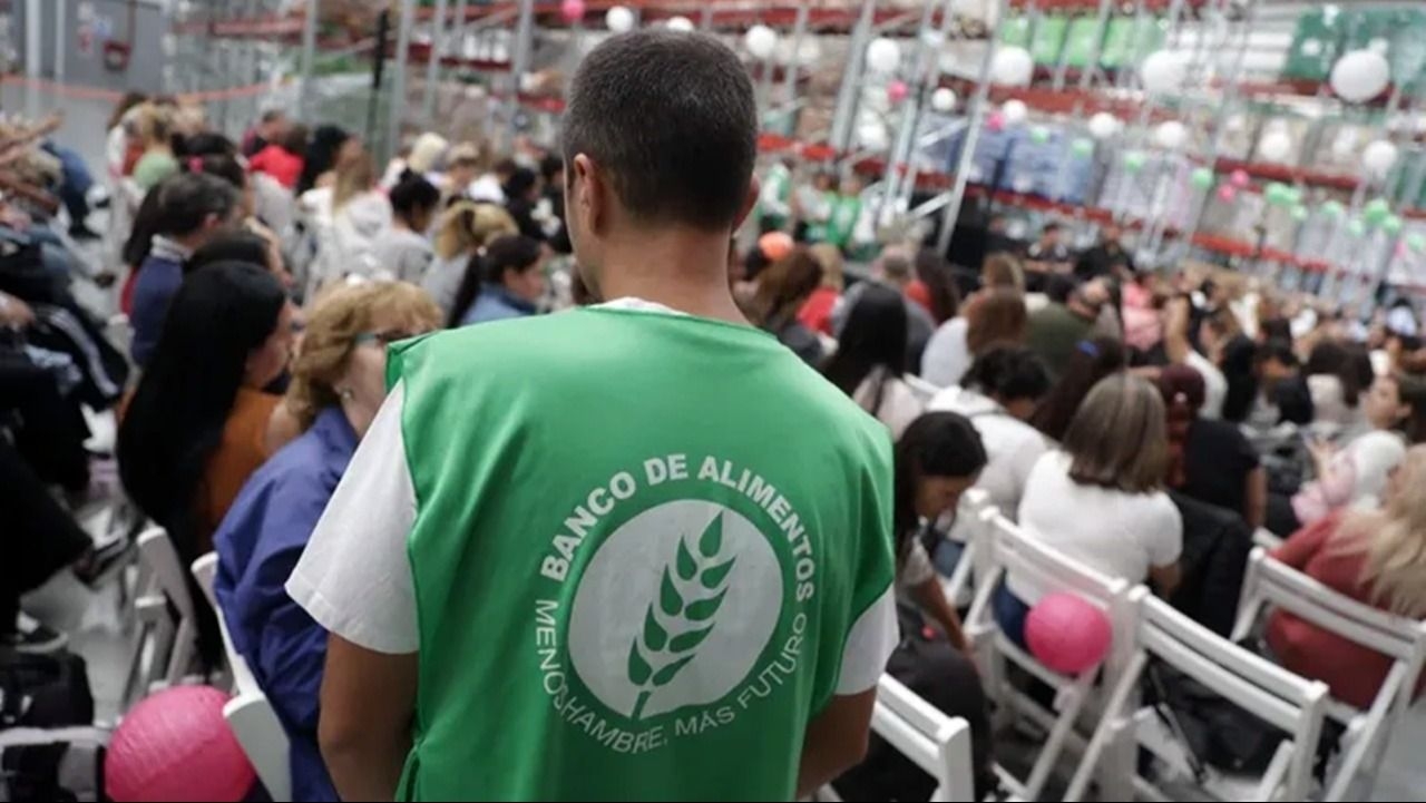 El Banco de Alimentos distribuyó más de 7 millones de kilos de alimentos en 2025