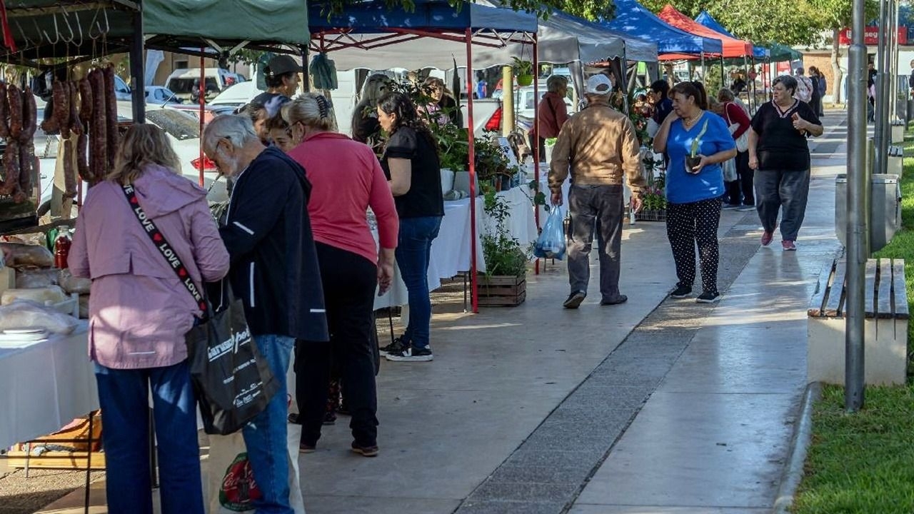 La Feria Agroproductiva llega a Plaza de la Libertad de Pocito