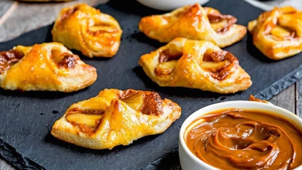 El postre ideal con dulce de leche y manzanas para el mate