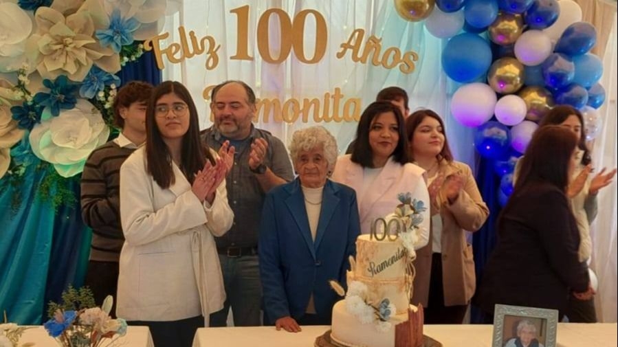 Así fue el emocionante cumple de 100 años de Ramonita en Valle Fértil