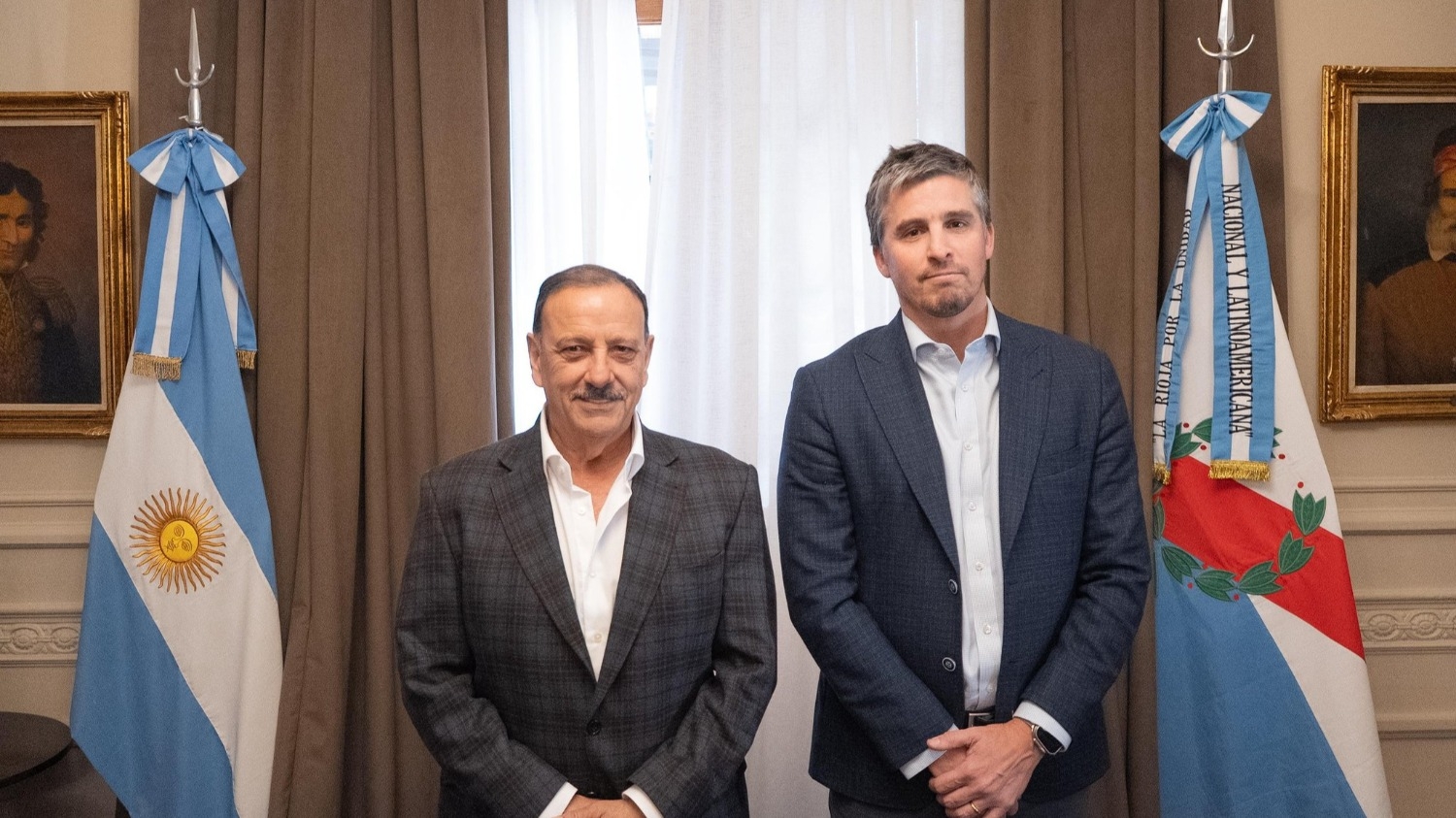 Quintela se reunió con Vicuña para afianzar acuerdo en La Rioja
