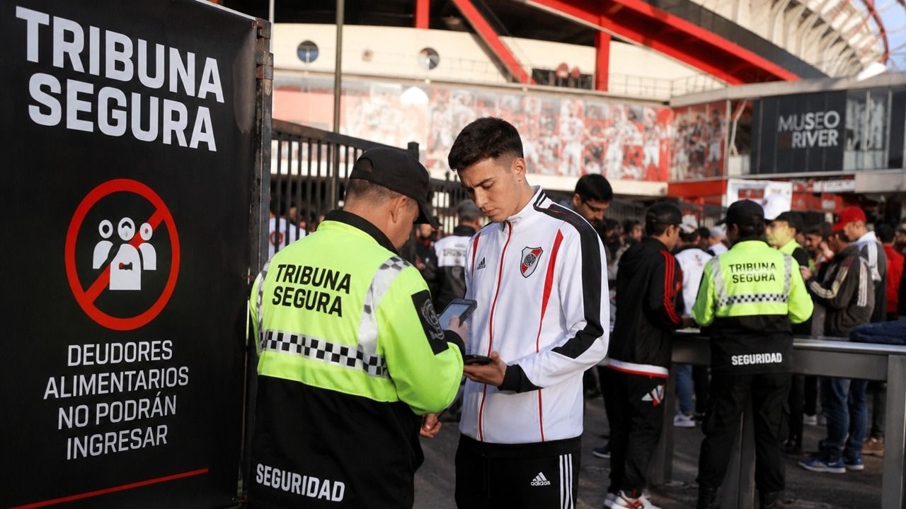 Tribuna Segura ahora bloqueará la entrada a canchas a deudores alimentarios