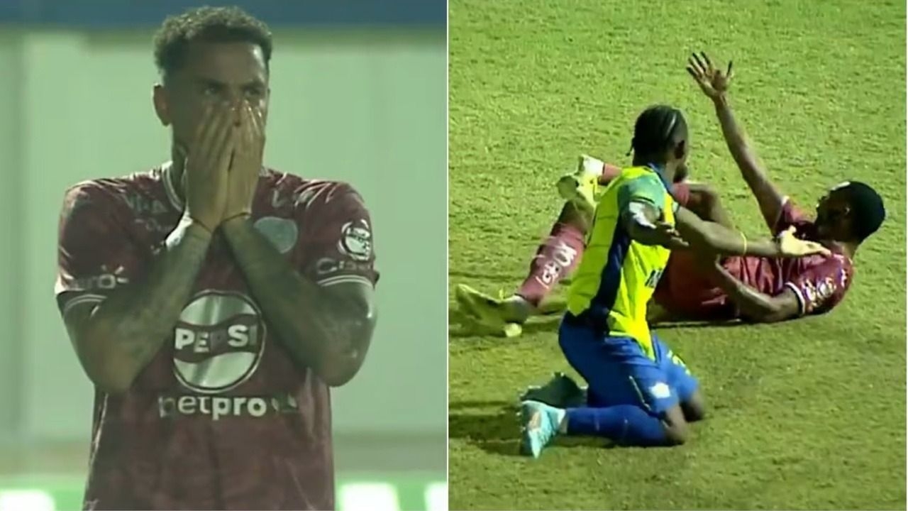 Un jugador sufrió una fractura brutal y le quedó el tobillo colgando