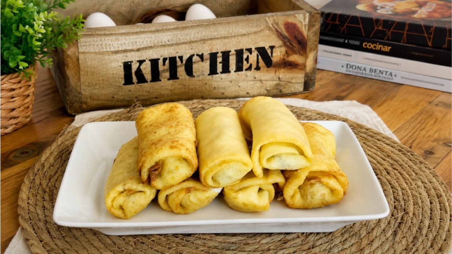 Cómo hacer canelones de acelga y muzzarella fritos sin usar el horno
