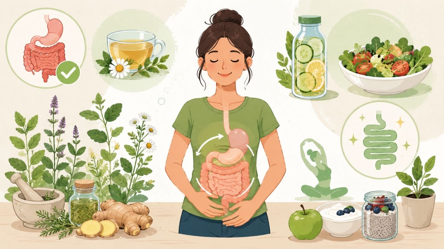 Cómo aliviar la pesadez, la acidez y la inflamación de forma natural