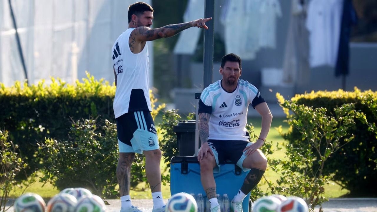 De Paul contó cómo se entrena con Messi para el Mundial