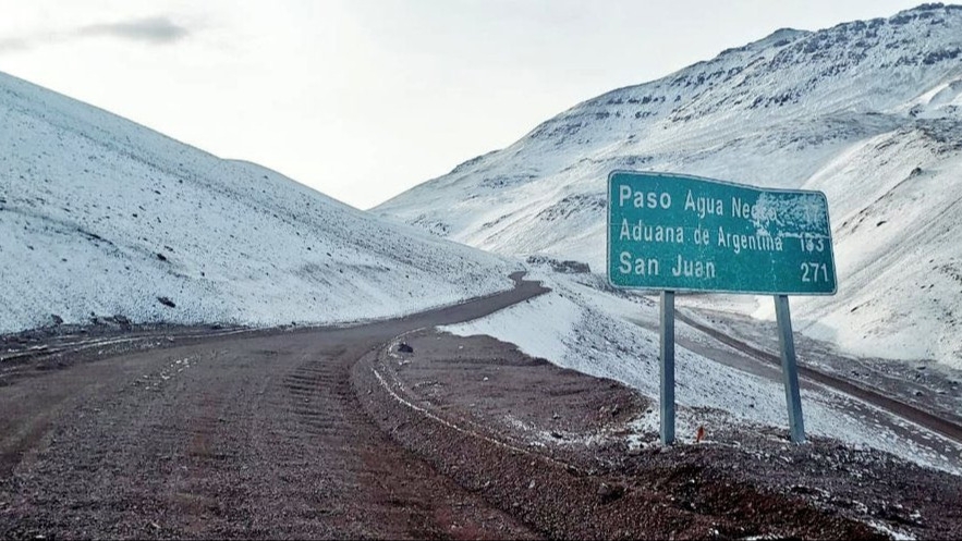 Cerraron preventivamente el Paso de Agua Negra por el temporal