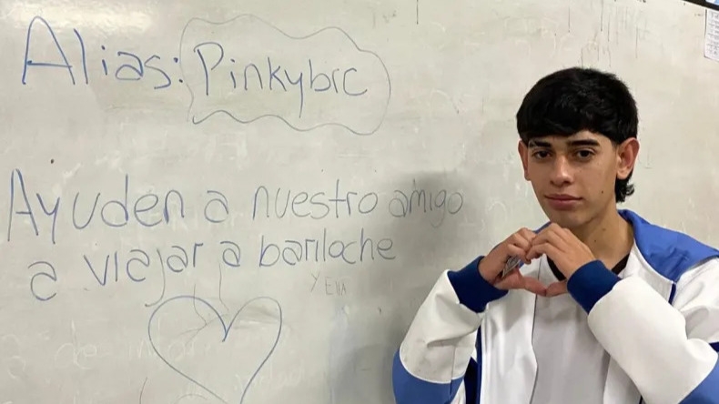 Rifas, bingos y redes sociales: la campaña de un curso para ayudar a un compañero a ir a Bariloche